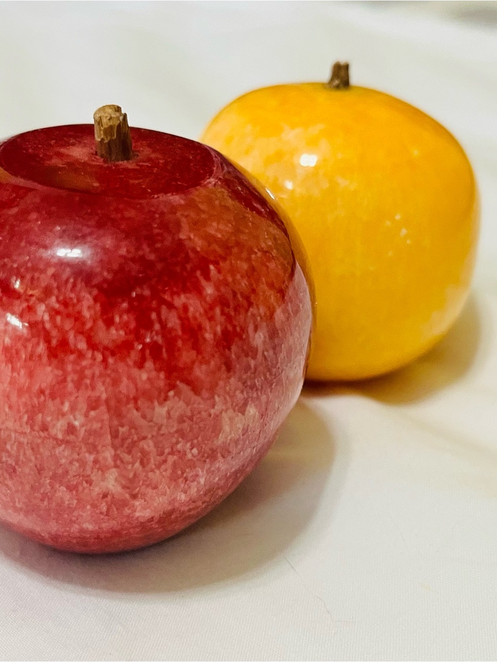 Marbles fruit decoration